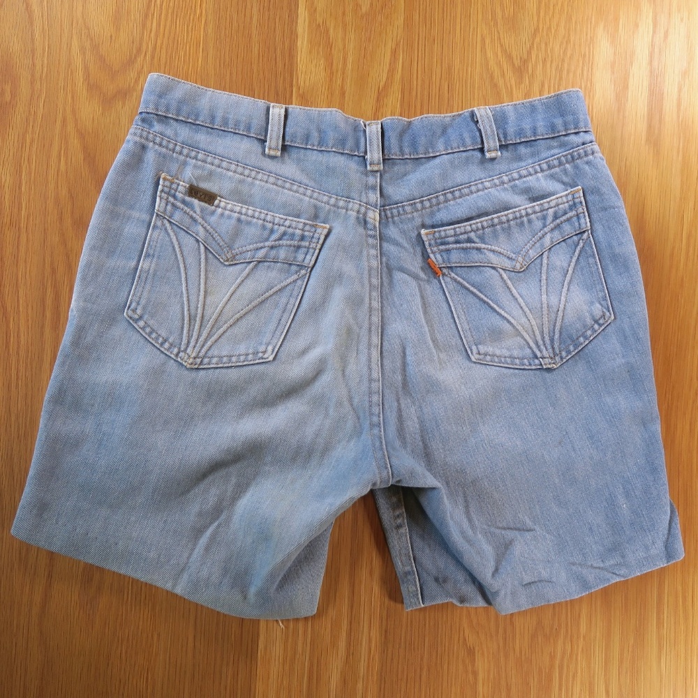 [Levi's] Vintage Orange Tab Upcycled Shorts Size 8